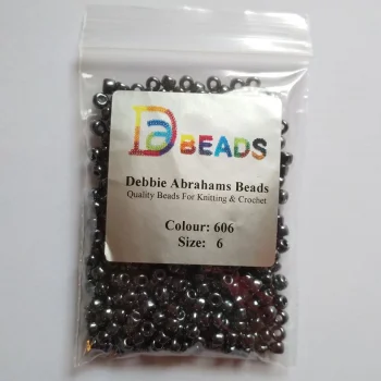 (Bild für) Debbie Abrahams Glasperlen - Size 6 (4 mm) - 606 Grey