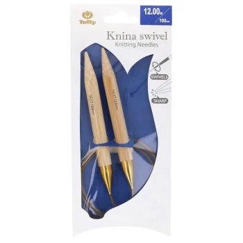 (Bild für) Tulip KNINA SWIVEL Rundstricknadel - Bambus- 100 cm - 12 mm