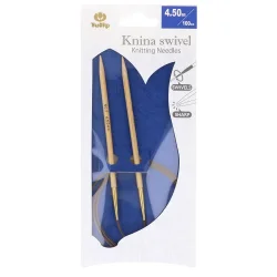 (Bild für) Tulip KNINA SWIVEL Rundstricknadel - Bambus- 100 cm - 4,5 mm