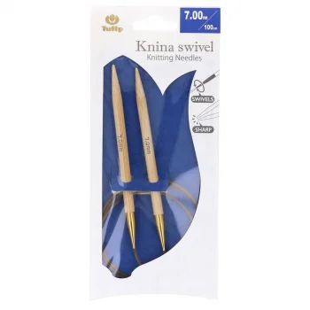(Bild für) Tulip KNINA SWIVEL Rundstricknadel - Bambus- 100 cm - 7 mm