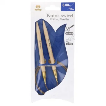 (Bild für) Tulip KNINA SWIVEL Rundstricknadel - Bambus- 100 cm - 8 mm