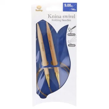 (Bild für) Tulip KNINA SWIVEL Rundstricknadel - Bambus- 100 cm - 9 mm