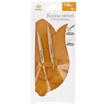 (Bild für) Tulip KNINA SWIVEL Rundstricknadel - Bambus- 40 cm - 7 mm