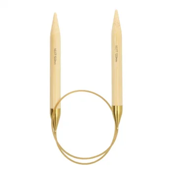 (Bild für) Tulip KNINA SWIVEL Rundstricknadel - Bambus- 60 cm - 12 mm