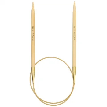 (Bild für) Tulip KNINA SWIVEL Rundstricknadel - Bambus- 60 cm - 6 mm