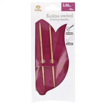(Bild für) Tulip KNINA SWIVEL Rundstricknadel - Bambus- 80 cm - 3,5 mm