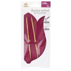 (Bild für) Tulip KNINA SWIVEL Rundstricknadel - Bambus- 80 cm - 4 mm