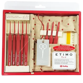 (Bild für) Tulip ETIMO RED Häkelnadel Set - 1,8 bis 5 mm