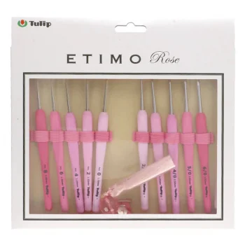 (Bild für) Tulip ETIMO ROSE Häkelnadel Set - 0,9 bis 3.5 mm