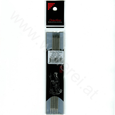 ChiaoGoo Nadelspiel Edelstahl 15 cm - 3 mm
