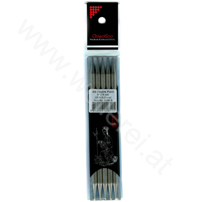 ChiaoGoo Nadelspiel Edelstahl 15 cm - 5,5 mm