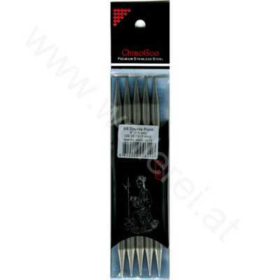 ChiaoGoo Nadelspiel Edelstahl 15 cm - 7 mm
