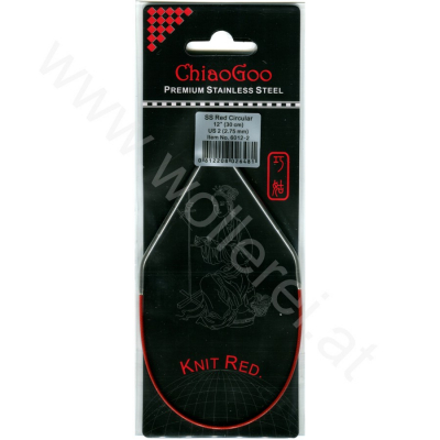 ChiaoGoo KNIT RED Fixe Rundstricknadel - 30 cm - 2,75 mm