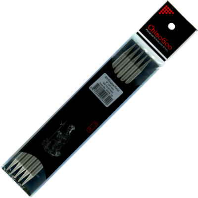 ChiaoGoo Nadelspiel Edelstahl 20 cm - 6 mm