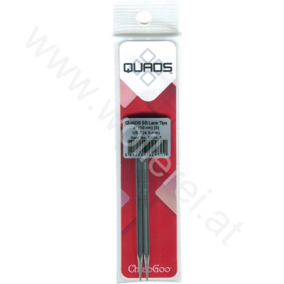 ChiaoGoo QUADS Nadelspitzen KURZ 10 cm - SMALL - 4,5 mm