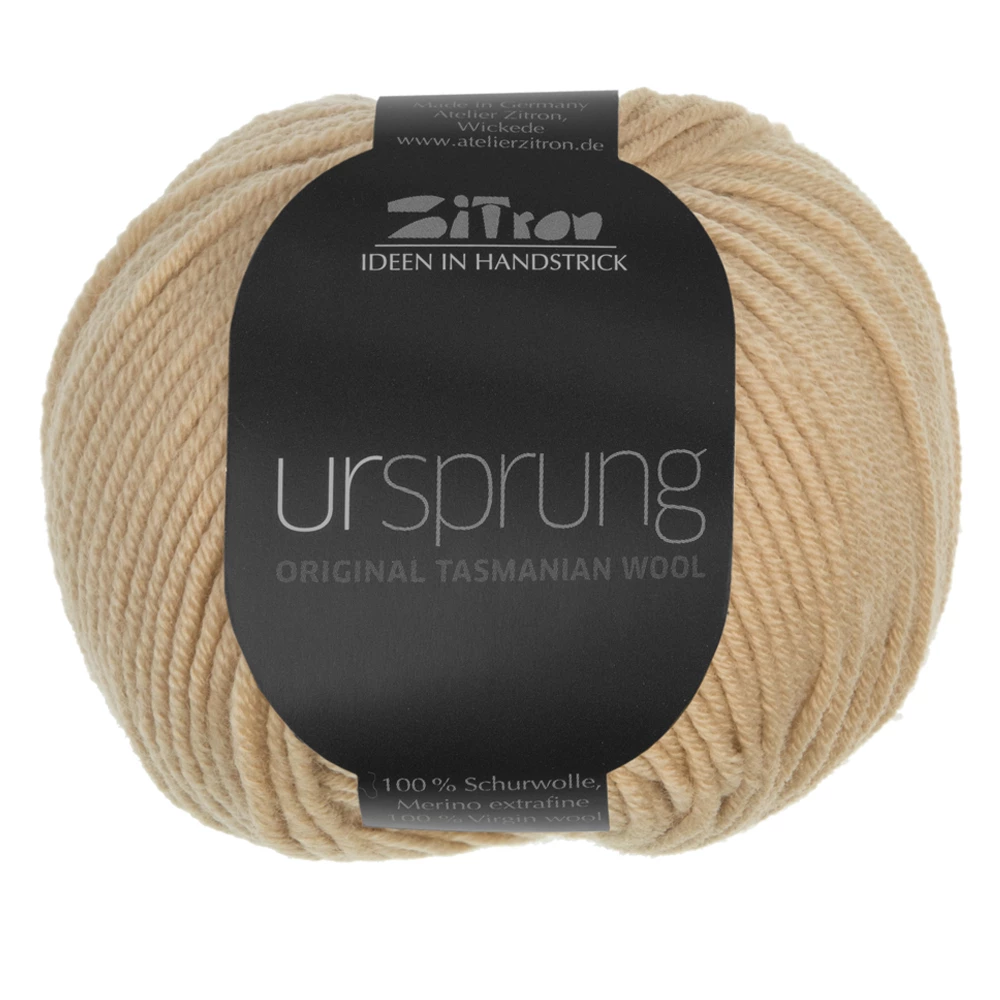 Ursprung: tasmanische Merinowolle exklusiv bei Atelier Zitron